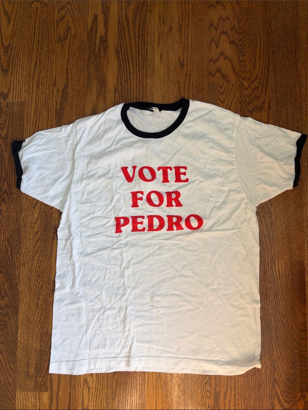 NWOT Napolean Dynamite Vote for Pedro T-Shirt Men's Large